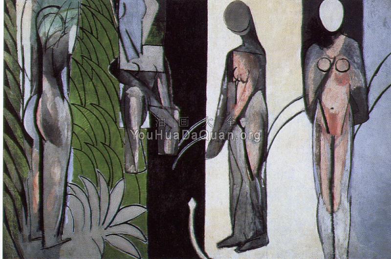 河边的浴者 - 亨利·马蒂斯